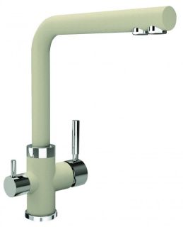 Смеситель для кухни Florentina Арес с подключением под фильтр шампань